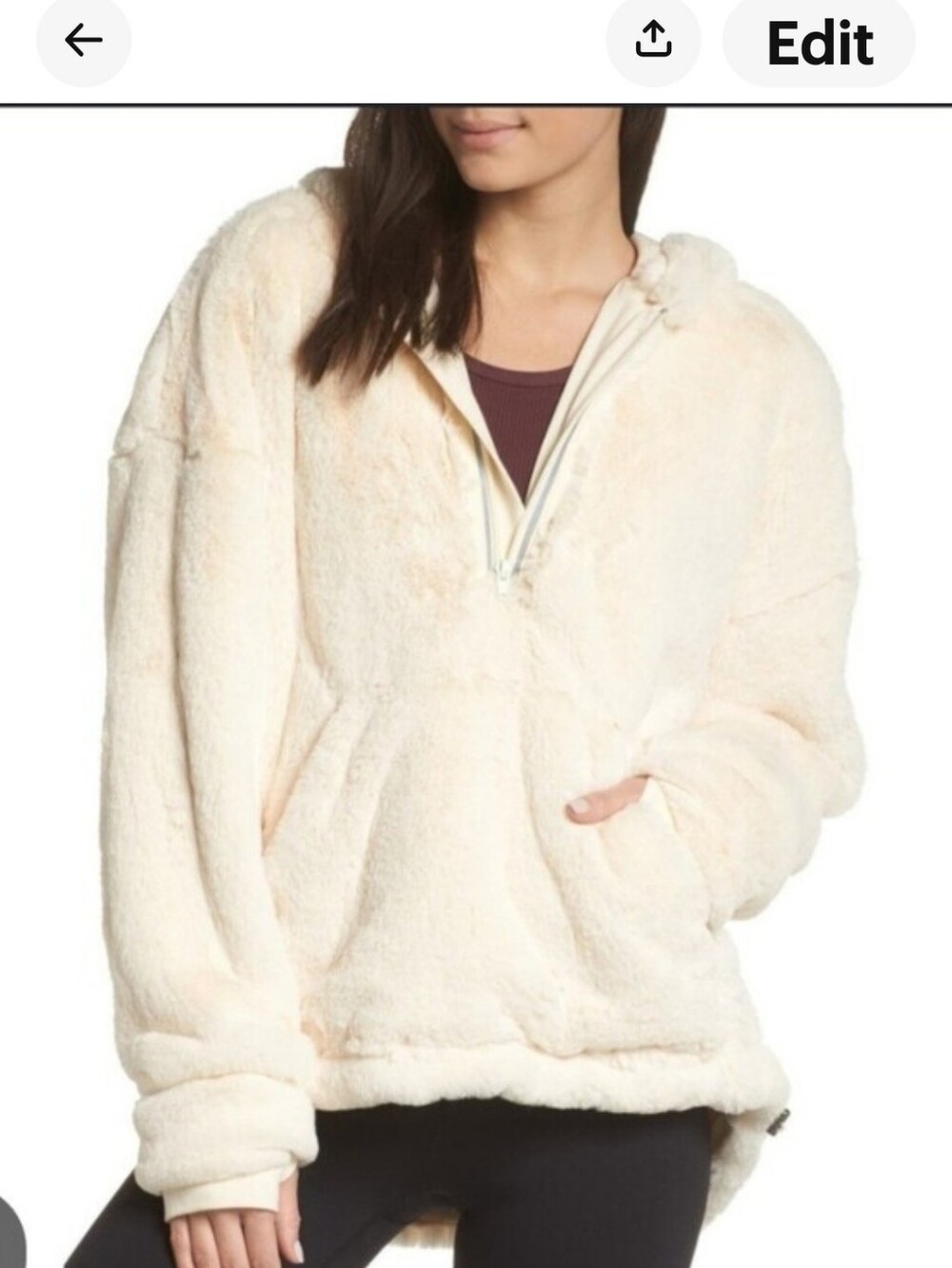 Free People OFF THE RECORD Super Soft Pullover. Size S
